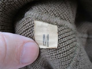 US Army WWII OD Wool Knit 