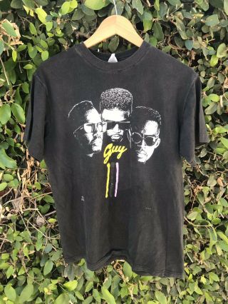 Vtg 1991 Guy Hip Hop Jack Swing Teddy Riley Promo T Shirt Rap Tee