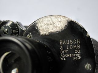 Vintage WW II U.  S.  Army Binoculars Bausch & Lomb 6x30 World War II Military RLB 2