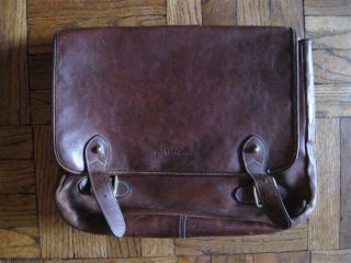 Vintage Polo Ralph Lauren Leather Shoulder Messenger Bag