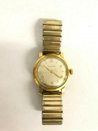Vintage 18k Jean Louis Roehrich Wrist Watch
