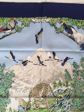 HERMES VINTAGE 90CM SILK SCARF Sichuan By Robert Dallet GRAIL COLORWAY 10