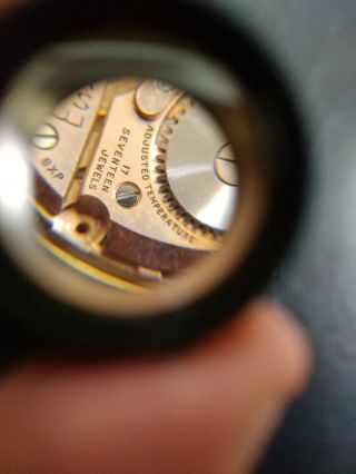 Vintage Mens Ulysse Nardin 14K Solid Gold Mechanical Watch Adjusted Chronometer 10