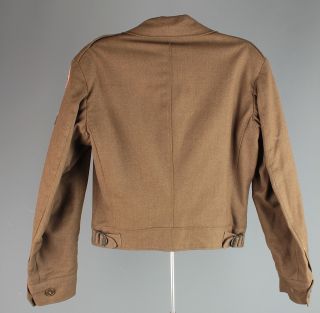 Vtg Men ' s WWII 1945 US Army Wool Ike Jacket sz 36 R 1940s 40s WW2 Uniform 4751 3