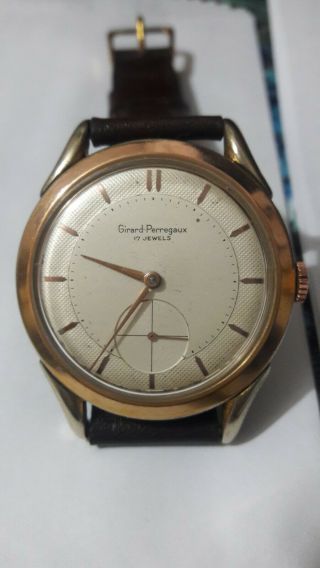 Vintage Girard Perregaux Watch Jumbo 38 Mm