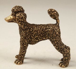 Unique China Bronze Statue Figurine Animal Dog Mascots Decorate Gifts