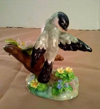 Vintage Crown Staffordshire Jt Jones - Bullfinch Bird Porcelain Figurine