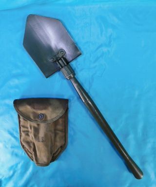 Ww 2,  U.  S.  M - 43 Entrenching Tool With Cover 1943