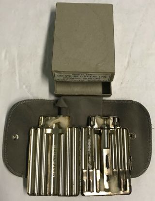 Wwii Usn B&d Hypodermic Syringe Outfit No.  179l
