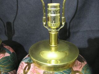 Vintage Ceramic Ginger Jar Asian Lamps by Frederick Cooper 26 