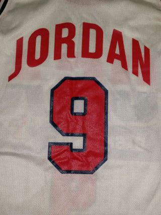 Michael Jordan Vintage 1992 USA Dream Team Olympic Basketball Champion Jersey 48 6