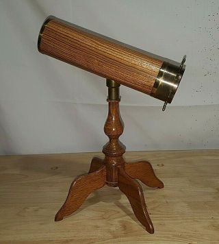 Vintage Van Cort Kaleidoscope On Stand Monarch 1986 Van Cort Instrument Makers