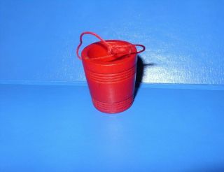 Vtg 1951 Ginny Vogue Doll Red Beach Bucket Sports Accessory Alex Kins Muffie 8 