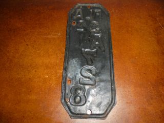 Vintage RARE 1932 Florida Motorcycle license Plate FLA tag Antique 2