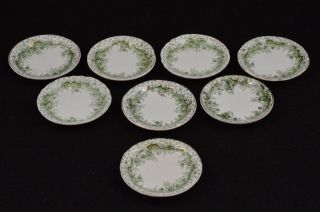 Waterloo Potteries Eight Cromer Butter Pats (3 3/8 ")