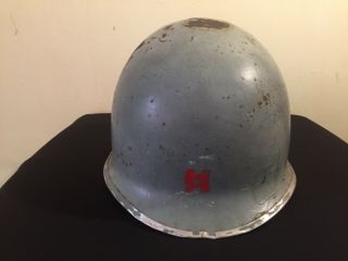 Wwii / Ww2 Us Navy Usn M1 Fixed Bale Helmet