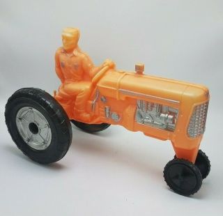 Vintage Empire Toy Farm Tractor Blow Mold Plastic - Large 15 " L X 10 " H Rare
