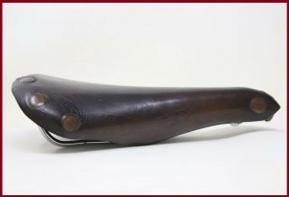 Brooks Professional Leather Saddle Seat Road Racing Bike Bicycle 70s Vintage