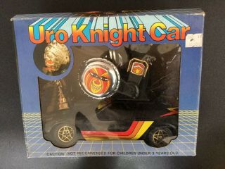 Rare Vintage 80s Robot Uro Knight Car Robot Knight Rider Car Battery Operated