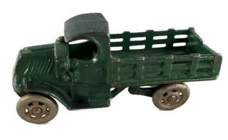 Green A.  C.  Williams 1920s Cast Iron Toy C Cab Mack Truck,  All