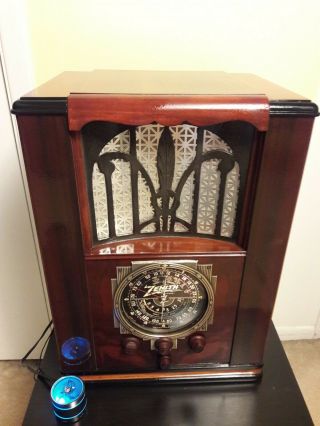 Antique,  Vintage,  Deco,  Collectible - Old Tube Radio Zenith 6s27 Restored