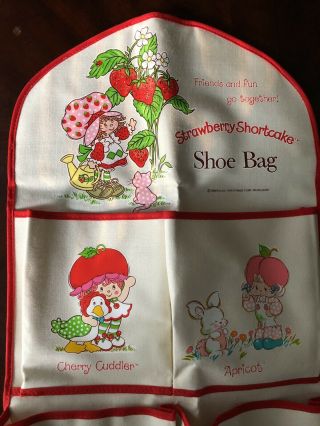 Vintage Strawberry Shortcake Shoe Bag Extremely Rare 2