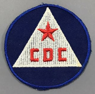 Wwii Us Civil Defense Corps Staff Corps Patch Cut Edges No Glow