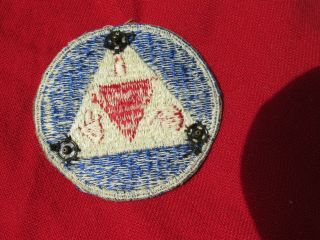 WW2 United States CD Civil Defense Shoulder Patch Instructors WWII w/Metal Snaps 2