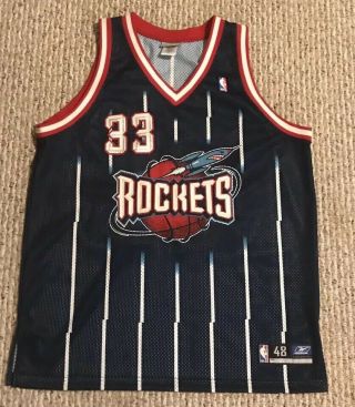 Eddie Griffin Houston Rockets Reebok Jersey 48 Xl Vintage Authentic Sewn Nba