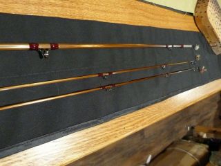 Custom Bamboo Fly Rod Winston Taper Flamed 6 ' 3 wt Maple seat engraved Band&Cap 6