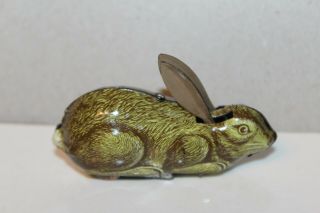 EARLY VINTAGE TIN LITHO WIND UP RABBIT made in GERMANY PREWAR?? 2