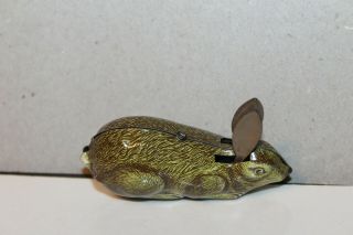 EARLY VINTAGE TIN LITHO WIND UP RABBIT made in GERMANY PREWAR?? 8