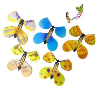Magic Flying Wind Up Butterfly Toy For Birthday Greeting Card Wedding Prank 3