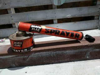 Vintage Black Flag Bug Sprayer - Old No Zip Lowest On Ebay