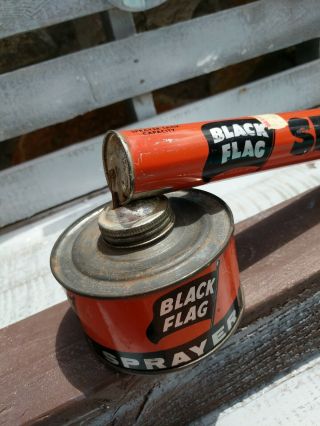Vintage BLACK FLAG Bug Sprayer - Old No Zip LOWEST on Ebay 3