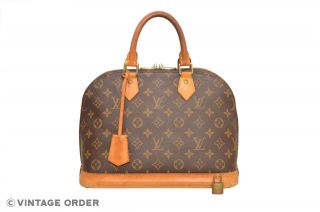 Louis Vuitton Monogram Alma Pm Hand Bag M53151 - E02875