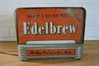 Vintage Edelbrew Beer Lamp Brooklyn York