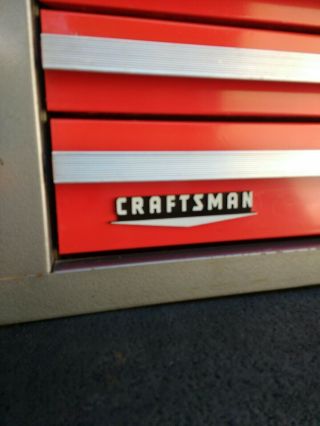 Vintage craftsman metal tool box 6