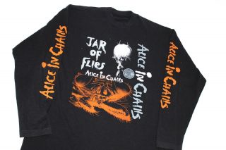 Vtg 1994 Alice in Chains Jar Of Flies / SAP XL Long Sleeve Nirvana Soundgarden 3
