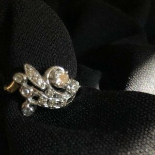14k White Gold Diamond Ring,  Vintage Fortunoff’s,  Sz 6.  5,  Pristine,  W/appraisal