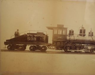 Antique Dickson Mfg Scranton PA 6 - Wheel Switching Locomotive Railroad Photograph 5