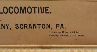 Antique Dickson Mfg Scranton PA 6 - Wheel Switching Locomotive Railroad Photograph 9