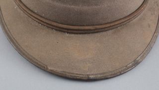 Antique American Boston Police Felt Helmet Hat Badge,  Gilt Thread Acorn Hat Band 9