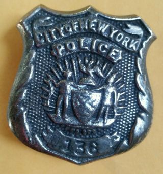 Antique Obsolete 1898 Consolidation Rare Nypd Badge York City Police Dep 