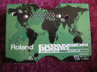 Roland SRV - J80 Expansion Cards SET: Vintage,  60 ' s&70 ' s,  World,  Bass&Drums, 4