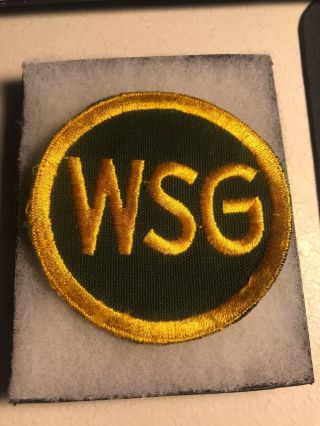 Rare Ww2 Washington State Guard Patch Twill (b519