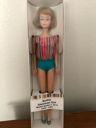 STUNNING Ash Blonde American Girl Barbie 1070 1965 - 1957 12