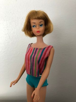 Stunning Ash Blonde American Girl Barbie 1070 1965 - 1957