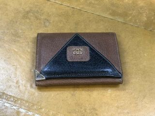 Gucci Vintage (late 80s) Tri - Fold Wallet,  W/o Box