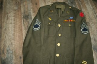 WW2 6th Infantry Division PH recipient service coat 2